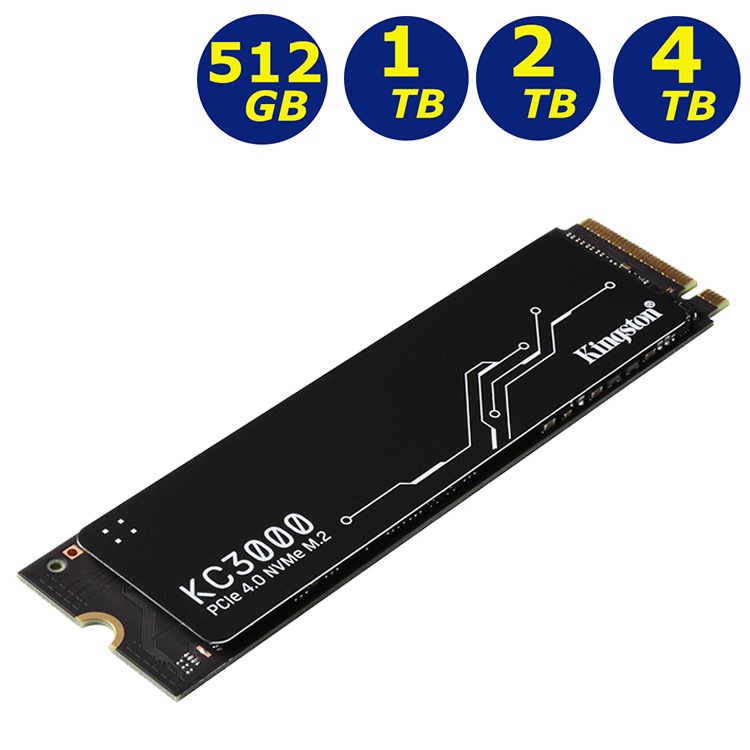 金士頓 Kingston KC3000  2TB 4TB PCIe 4.0 NVMe M.2 SSD 內接固態硬碟