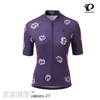 【Pearl izumi】W621-B-25 專業級女性短袖車衣 紫底玫瑰
