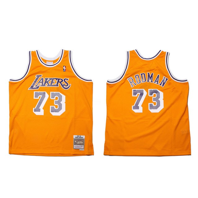 MITCHELL &amp; NESS M&amp;N 湖人 DENNIS RODMAN 羅德曼 球衣(布魯克林)MNSWJG2241P