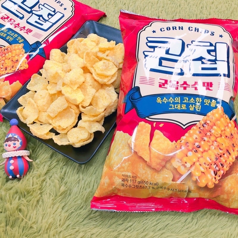 🌽出清庫存🌽正韓 韓國 Corn chips 烤玉米脆片 🔥 韓國玉米餅 玉米餅乾 烤玉米餅乾 韓國零食