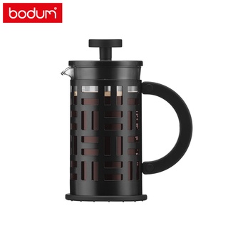 BODUM EILEEN法式濾壓壺 (黑色/奶油白)0.35L 法壓壺原創 耐熱玻璃咖啡壺濾壓茶壺可使用洗碗機