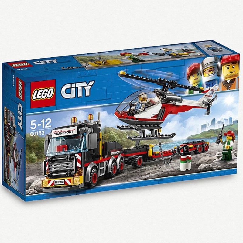 Lego 樂高城市系列 60183直升機貨運卡車