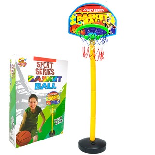 132cm 兒童立式籃球架附籃球 (親子同樂聖誕送禮交換禮物兒童運動放電互動玩具)
