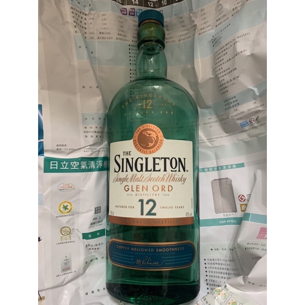 The Singleton 蘇格登威士忌空酒瓶/收藏空酒瓶/裝飾瓶/擺飾