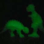 【收藏】夜光恐龍 1996 二手 麥當勞 玩具 兒童餐玩具 恐龍世界 恐龍 暴龍 甲龍  絕版
