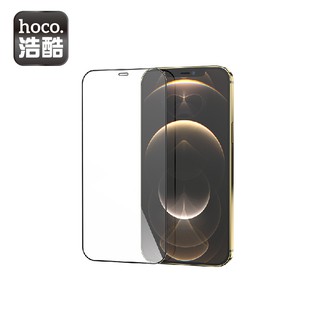 hoco. 浩酷 iPhone12 mini Pro Pro Max 全屏絲印高清鋼化膜 2.5D邊框 保護貼【酷瘋】