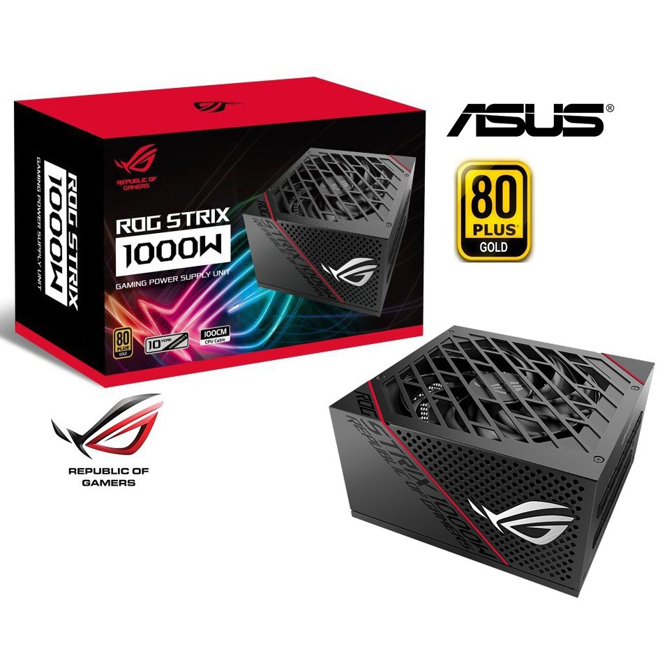 現貨】全新 ASUS 華碩 ROG STRIX 1000G 金牌 1000W 全模 電源供應器 POWER【十年保 電供