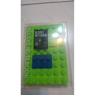 Blocks Notebook 積木筆記本 像樂高玩具 可以卸下2X3磚塊並將其連接到另一個