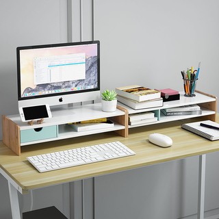 電腦顯示器屏增高架底座桌面鍵盤整理收納置物架