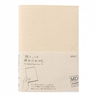 【茉莉】MIDORI｜筆記本 揉紙書套（A5／新書 B6Slim／文庫 A6）MD Notebook專用 書衣