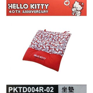 車之嚴選 cars_go 汽車用品【PKTD004R-02】Hello Kitty 40TH 週年系列 座椅墊 坐墊