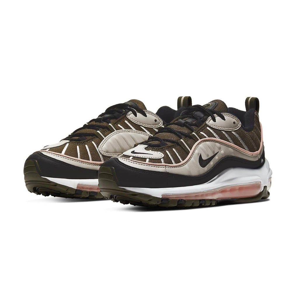 NIKE 耐吉201女鞋 氣墊 避震 慢跑 路跑 運動鞋W AIR MAX 98  卡其 AH6799301