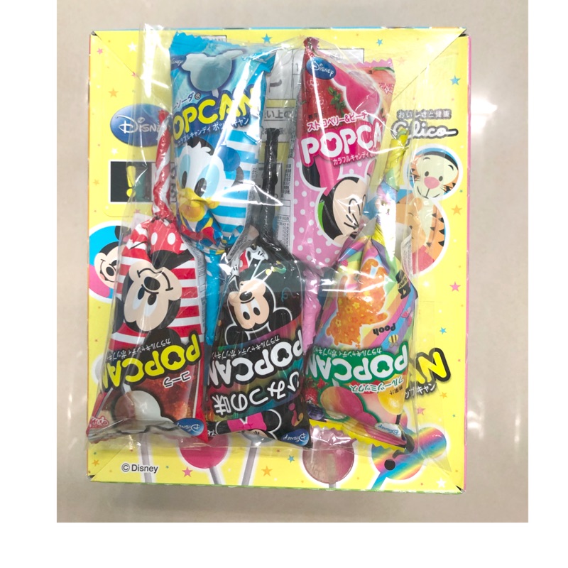 日本 glico 固力果棒棒糖 迪士尼棒棒糖