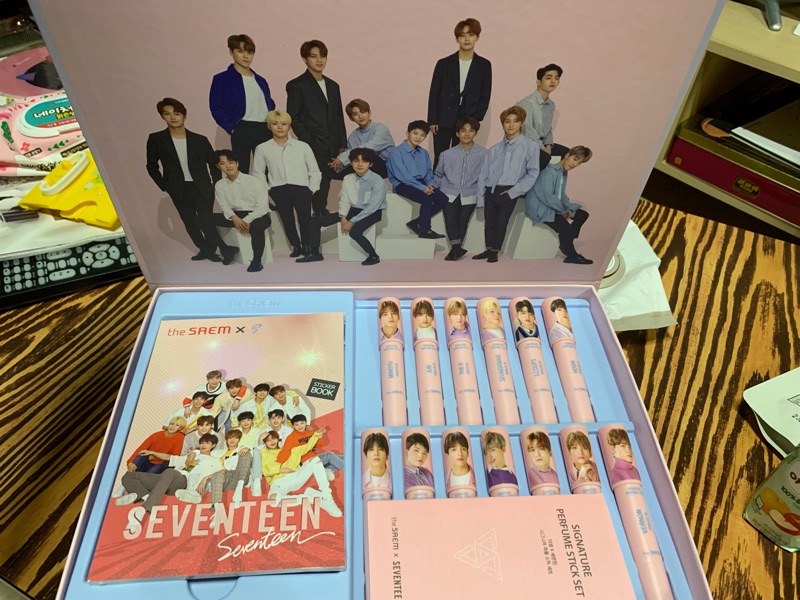 在台現貨 Seventeen X The Saem 香水棒組 蝦皮購物