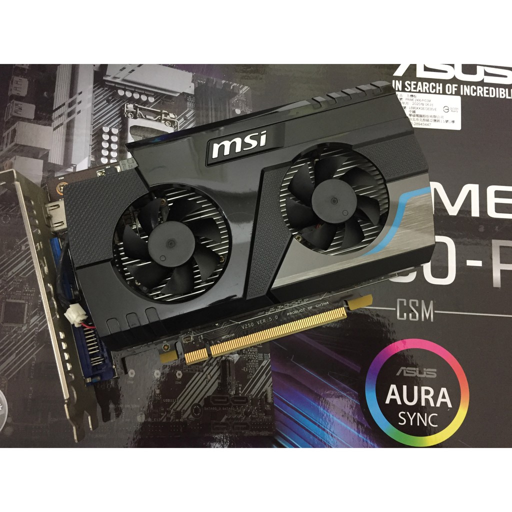 ⭐️【微星 MSI R6670 2GB】⭐ HD6670/免插電/風扇、散熱鰭片清過，重上散熱膏/保固1個月