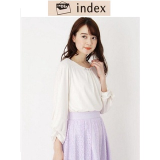 【雲購】現貨 日本進口 index 服飾 長袖上衣 長袖衣服 M號 米白色