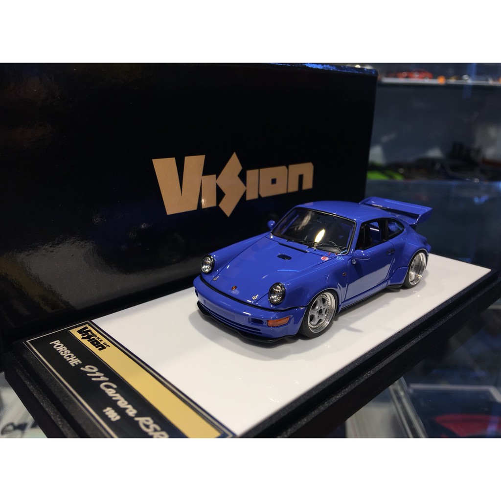 吉華科技@1/43 MakeUp VM162E Porsche 911 (964) RSR 3.8 1993 藍色