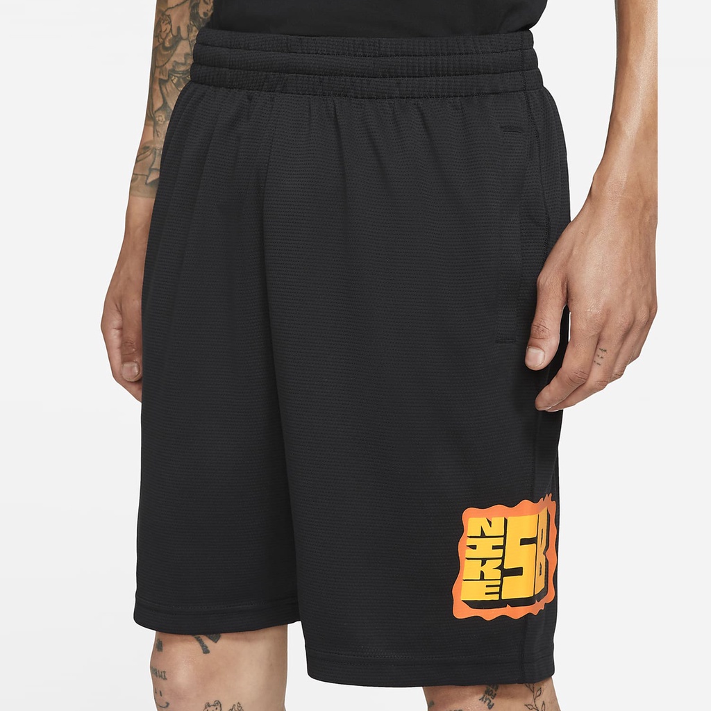 Nike SB Dri-FIT Sunday 男裝 短褲 排汗 休閒 口袋 印花 黑【運動世界】DA4200-010