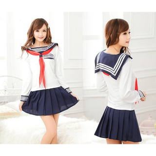 日系 紅領巾 學生服 水手服 表演服(情趣內衣,情趣,角色扮演,夜店服,誘惑,主題派對,夜店,派對服,表演)