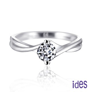 ides愛蒂思鑽石 品牌設計款30分E/VS1八心八箭完美車工鑽石戒指/求婚結婚戒/流線二爪