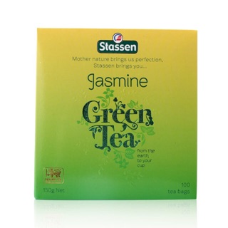 Stassen 司迪生茉莉綠茶 (紙盒裸包100入/袋) 營業用
