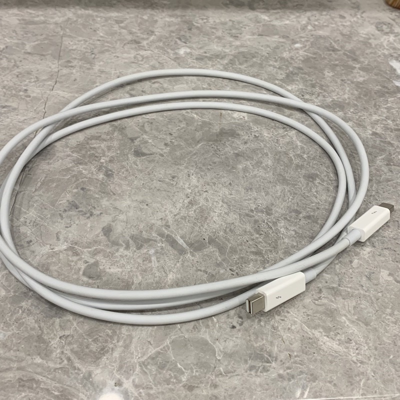 原裝 APPLE 蘋果 Thunderbolt 連接線 2公尺 2m 白色