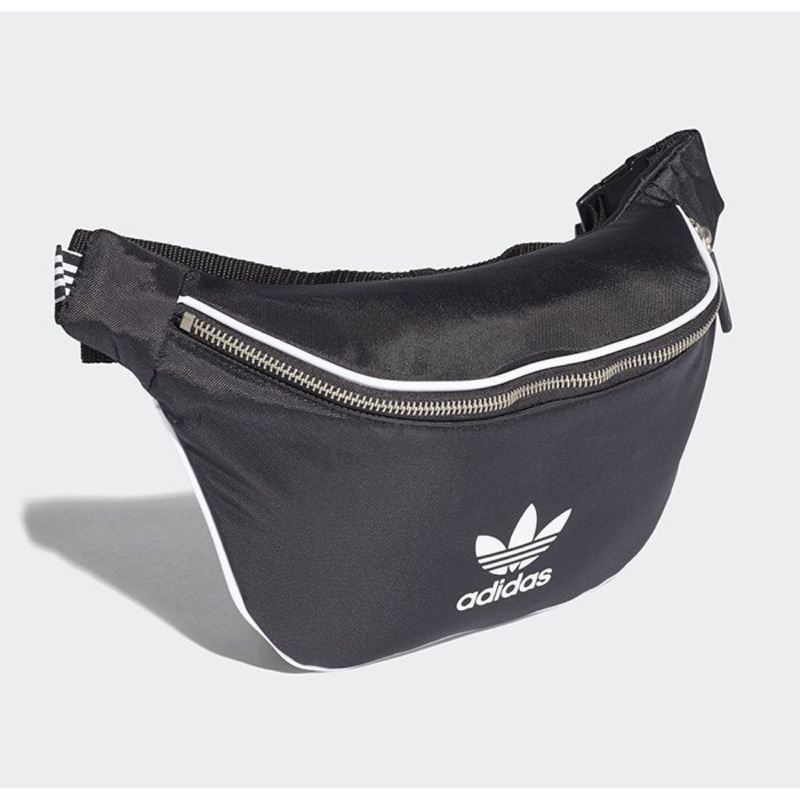 adidas Originals Waistbag Back 三葉草 CW0609 黑色腰包