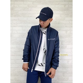 【New START精品服飾-員林】Tommy Hilfiger 側邊字母 收納帽 防風外套 連帽外套 立領外套