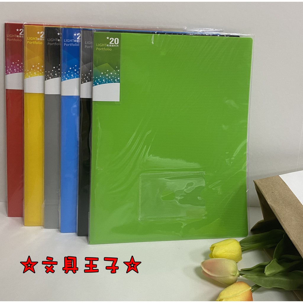 A4 20入輕便資料夾.文件夾.檔案收納夾 DB20-2