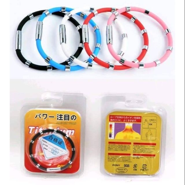 #現貨*1
日本負離子磁石矽膠能量手環


8顆能量金屬與磁石手環