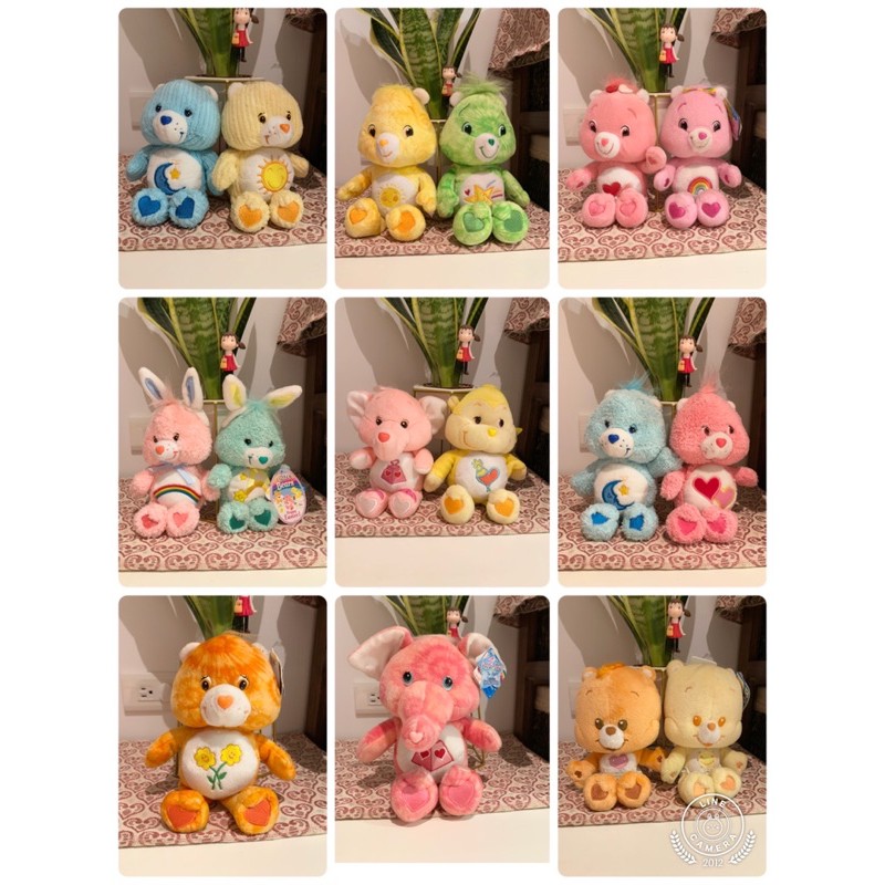 最後出清3隻$1000🌟care  bears🌟 彩虹熊 流星熊 太陽 愛心 月亮 彩虹 🐻請先聊聊，勿直接下單！