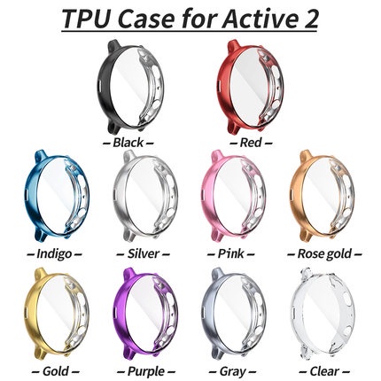 適用於 三星Galaxy watch active2保護套 全包tpu防摔 防塵保護套  R830/R820電鍍錶殼