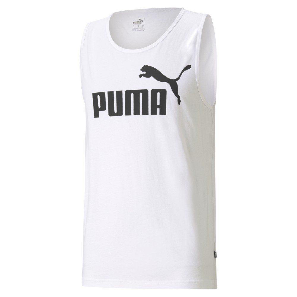 PUMA No.1 Logo 男款白色休閒背心-NO.58667002