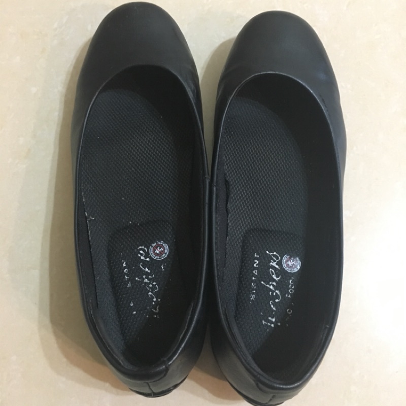 SKECHERS (女) WORK  FLATTERY TRANSPIRE SR    防滑平底工作鞋76554BLK