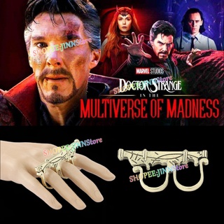 MARVEL JINN Doctor Strange Steve 時間和太空戒指配飾漫威奇異博士在瘋狂多元宇宙中角色扮演