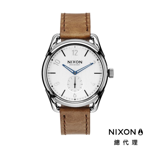 NIXON C39 復古 文青 小款 白 棕 皮錶帶 手錶 男錶 女錶 送男友 送女友 A459-2067