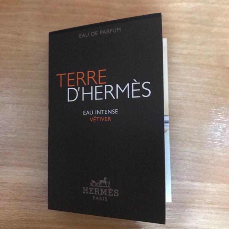 Hermes Terre D'hermes Eau Intense Vetiver 愛馬仕大地馥郁香根草男性淡香精2ml