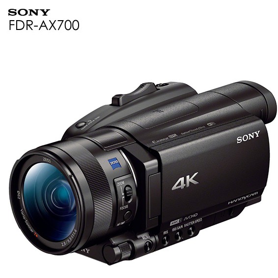 展示出清  SONY FDR-AX700 4K高畫質攝影機