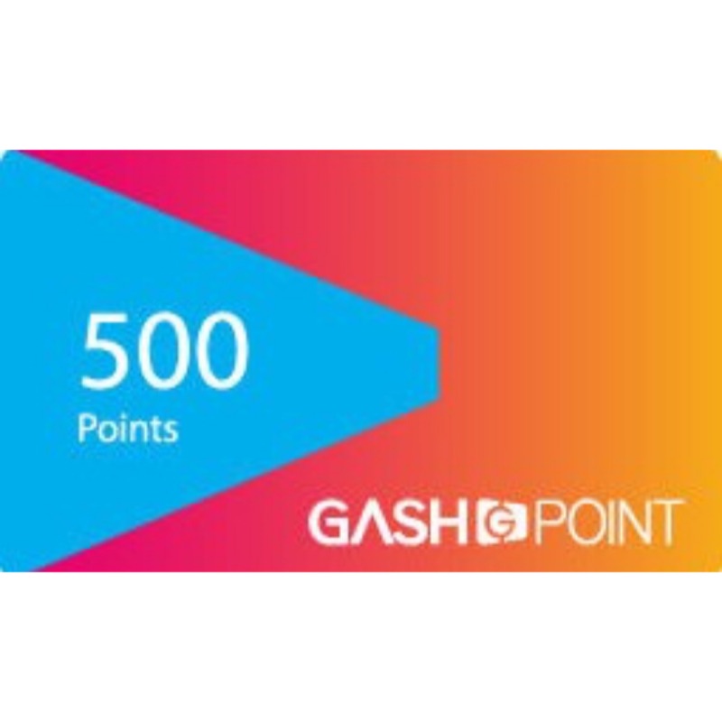 GASH 500點數卡（限量下殺只有2張）