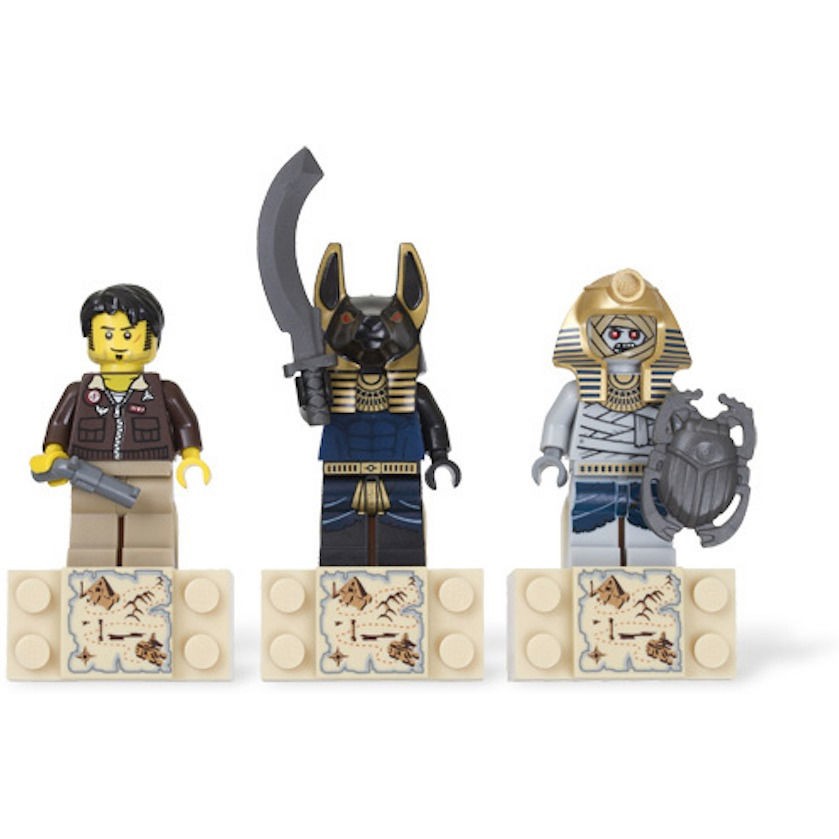 LEGO 樂高   埃及探險系列  磁鐵组合 阿努比斯 世界絕版 853168