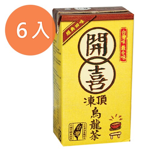 開喜凍頂烏龍茶-有糖300ml(6入)/組【康鄰超市】