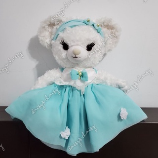《黛西百貨》東京迪士尼 UniBEARsity 布丁 帕妃 公主 雪紡紗 蝴蝶結 大學熊 S號 衣服 洋裝 禮服