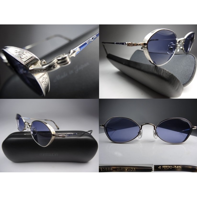 信義計劃眼鏡matsuda 太陽眼鏡日本製鈦金屬框可配度數sunglasses 蝦皮購物