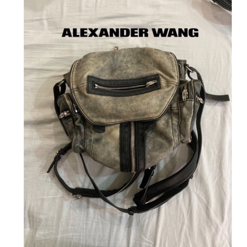 街頭酷帥感 AW 王大仁 Alexander Wang 小羊皮後背包