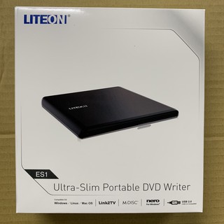 @淡水硬漢@全新 超薄型 8X Nero 筆電 LITEON ES1 USB接頭 外接式燒錄機 外接式DVD光碟機