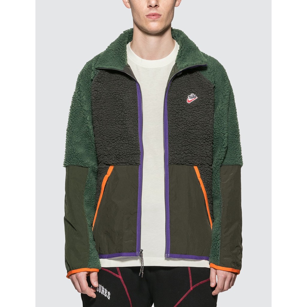 nike sportswear colorblocked fleece sweatshirt