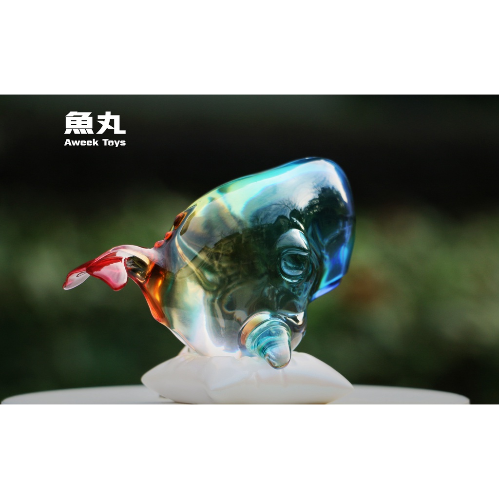 【撒旦玩具 SatanToys】預購 AWEEK 一周工作室 【魚丸】抹香鯨 霓虹 海洋生物 雕塑 擺件