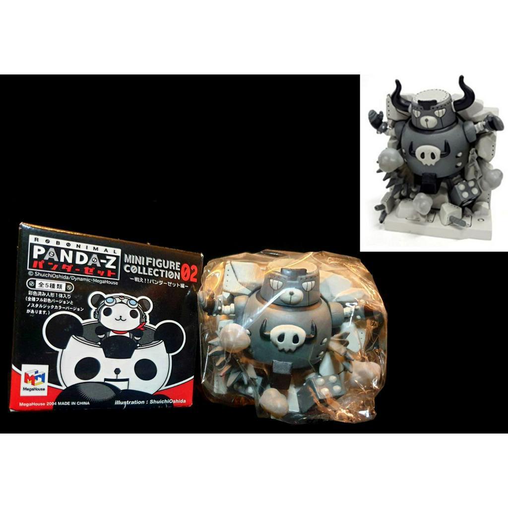 1FTG ： 灰白色 摩吉 巨大猛牛 骷髏帝國 熊貓鐵金剛 PANDA-Z MINI FIGURE 小場景 第二彈