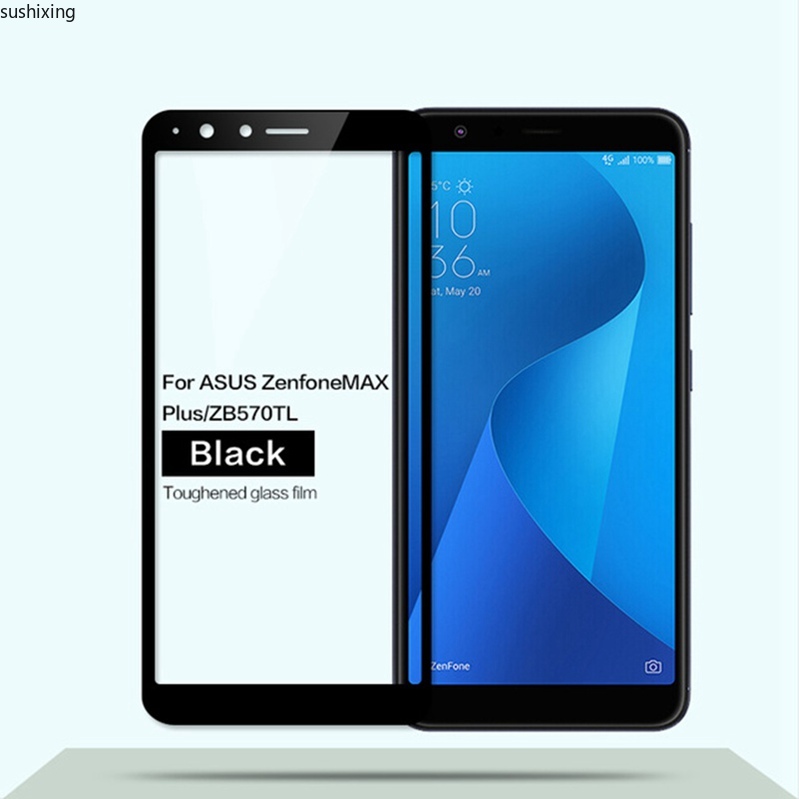 全覆蓋 華碩 Zenfone Max Plus M1 ZB570TL ZB555KL 保護玻璃貼