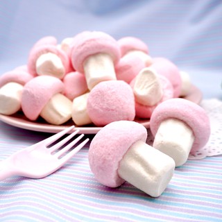 【嘴甜甜】寶格麗蘑菇棉花糖 200公克 棉花糖系列 水果口味 草莓蘑菇